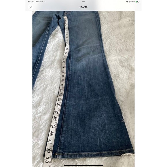 Citizens Of Humanity Ingrid #002 Low Waist Flare Jeans Women’s Sz 28 Medium Blue - Picture 11 of 12